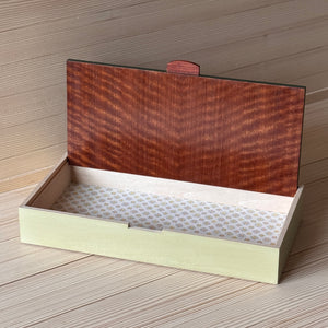 Box with Figured Makore Lid