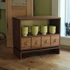 Walnut tea cabinet